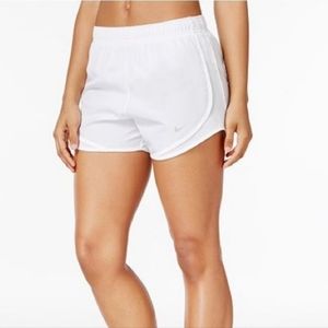Nike Drifit White Running Athletic Gym Shorts